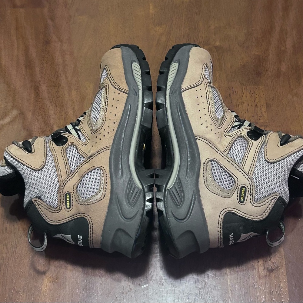 Vasque Breeze GTX Vibram Women Waterproof Hiking Trail Boots Size 8 Tan Gray - Picture 7 of 16